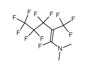 1-Dimethylamino-F-2-methyl-1-pentene结构式