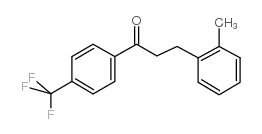 3-(2-METHYLPHENYL)-4'-TRIFLUOROMETHYLPROPIOPHENONE结构式