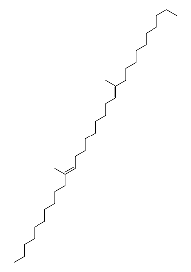 11,21-dimethylhentriaconta-11,20-diene Structure