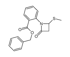 benzyl 2-(2-methylsulfanyl-4-oxoazetidin-1-yl)benzoate Structure