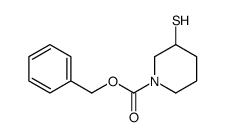 benzyl 3-mercaptopiperidine-1-carboxylate结构式