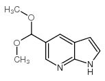 5-(dimethoxymethyl)-1H-pyrrolo[2,3-b]pyridine structure