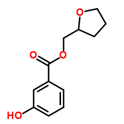 Tetrahydro-2-furanylmethyl 3-hydroxybenzoate Structure