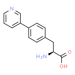 (S)-2-amino-3-(4-(pyridin-3-yl)phenyl)propanoicacid structure