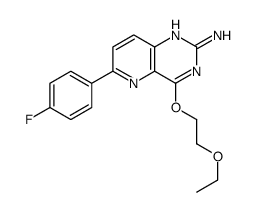 4-(2-ethoxyethoxy)-6-(4-fluorophenyl)pyrido[3,2-d]pyrimidin-2-amine Structure