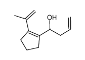 1-(1-hydroxy-3-butenyl)-2-isopropenylcyclopentene Structure