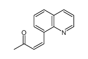 4-quinolin-8-ylbut-3-en-2-one Structure