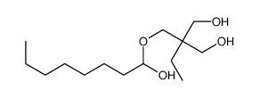 2-ethyl-2-(1-hydroxyoctoxymethyl)propane-1,3-diol Structure