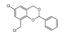 6-氯-8-(氯甲基)-2-苯基-4H-1,3-苯并二恶英结构式