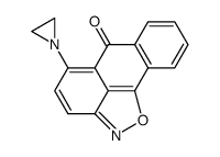 5-Aziridinoanthra(1,9-cd)-6-isoxazolone Structure