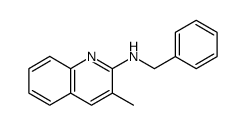 2-Quinolinamine, 3-methyl-N-(phenylmethyl) Structure