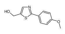 [2-(4-Methoxy-phenyl)-thiazol-5-yl]-methanol结构式