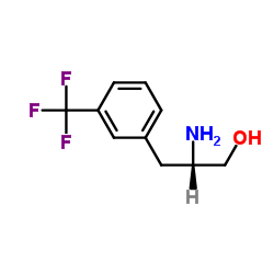 Benzenepropanol, β-amino-3-(trifluoromethyl)-, (βS) structure
