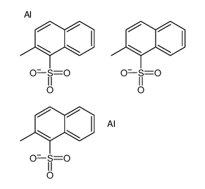 dialuminium tris[2-methylnaphthalenesulphonate]结构式