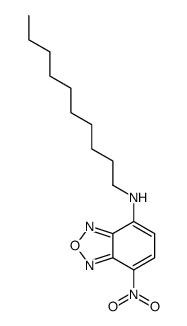 N-decyl-4-nitro-2,1,3-benzoxadiazol-7-amine结构式