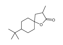 8-(1,1-dimethylethyl)-3-methyl-1-oxaspiro[4.5]decan-2-one Structure