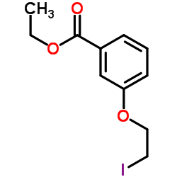 Ethyl 3-(2-iodoethoxy)benzoate Structure