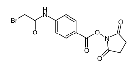 N-succinimidyl ((bromoacetyl)amino)benzoate picture