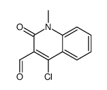 4-CHLORO-1-METHYL-2-OXO-1,2-DIHYDROQUINOLINE-3-CARBALDEHYDE Structure