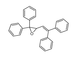 2,2-diphenyl-3-(2,2-diphenylvinyl)oxirane Structure