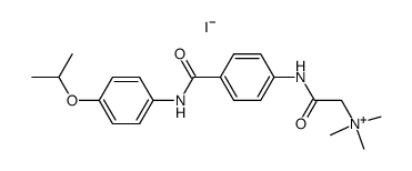 Jodmethylat des 4--benzoesaeure-4-isopropyloxy-anilids结构式