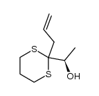 (R)-1-(2-allyl-1,3-dithian-2-yl)ethanol Structure