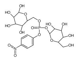 4-nitrophenyl-(alpha)-mannopyranoside 6-(alpha-glucopyranosyl phosphate)结构式