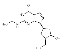 N2-ETHYL-2'-DEOXYGUANOSINE结构式