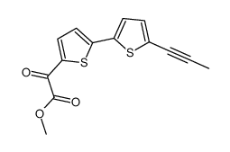 methyl 2-oxo-2-[5-(5-prop-1-ynylthiophen-2-yl)thiophen-2-yl]acetate Structure