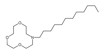 10-dodecyl-1,4,7-trioxa-10-azacyclododecane结构式