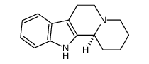 (12bS)-1,2,3,4,6,7,12,12bβ-Octahydroindolo[2,3-a]quinolizine结构式