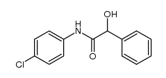 α-hydroxy-N-(4-chlorophenyl)phenylacetamide结构式