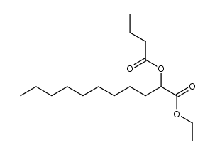 ethyl 2-(butyryloxy)undecanoate Structure