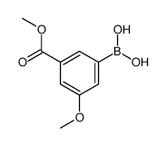 (3-Methoxy-5-(methoxycarbonyl)phenyl)boronicacid Structure