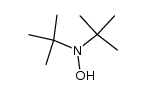 N,N-di-tert-butylhydroxylamine结构式