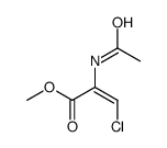 methyl 2-acetamido-3-chloroprop-2-enoate结构式