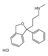 N-methyl-3-(1-phenyl-3H-2-benzofuran-1-yl)propan-1-amine,hydrochloride Structure