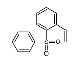 1-(benzenesulfonyl)-2-ethenylbenzene Structure