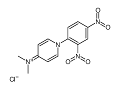 1-(2,4-dinitrophenyl)-N,N-dimethylpyridin-1-ium-4-amine,chloride结构式