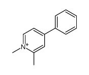 1,2-dimethyl-4-phenylpyridin-1-ium结构式