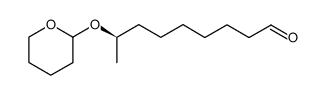 (R)-8-(tetrahydro-2-pyranyloxy)-1-nonanal Structure
