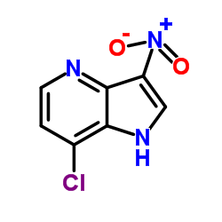 3-硝基-7-氯-1H-吡咯并[3,2-b]吡啶结构式