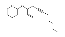 2-(undec-1-en-5-yn-3-yloxy)tetrahydro-2H-pyran Structure