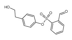 4-(2-hydroxyethyl)phenyl 2-formylbenzenesulfonate Structure