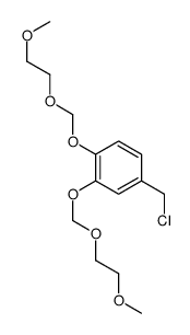 4-(chloromethyl)-1,2-bis(2-methoxyethoxymethoxy)benzene Structure