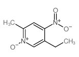 Pyridine,5-ethyl-2-methyl-4-nitro-, 1-oxide Structure
