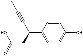(R)-3-(4-Hydroxyphenyl)hex-4-ynoicacid picture