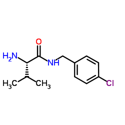 N-(4-Chlorobenzyl)-L-valinamide Structure