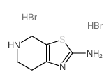 4,5,6,7-Tetrahydro[1,3]thiazolo[5,4-c]pyridin-2-amine dihydrobromide Structure