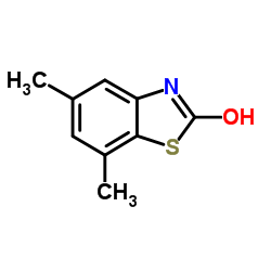 5,7-Dimethyl-1,3-benzothiazol-2(3H)-one结构式